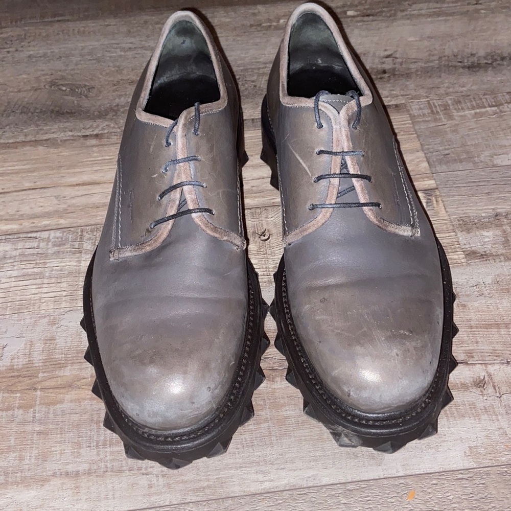 Salvatore Ferragamo Dassel2 Oxfords Shoes Sz: 8 (EE)
